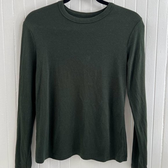 Target A New Day Cotton Fitted Long Sleeve Basic Shirt Size M - Picture 2 of 4